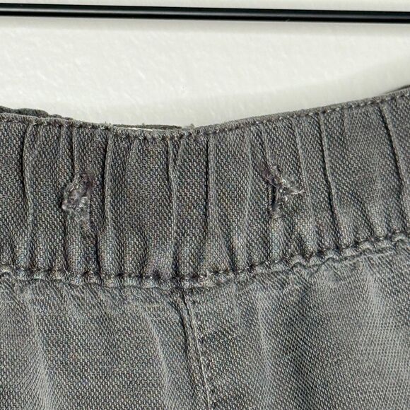 C&C California Womens Linen Blend Shorts Large Brown Gray Coastal Summer Boho - Picture 6 of 7